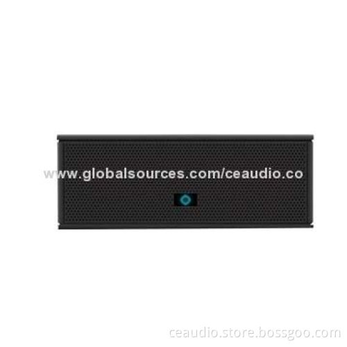 NFC Bluetooth Speaker with 2 Drivers and Radiator, Microphone, Aux-in Jack, Rubber Finished